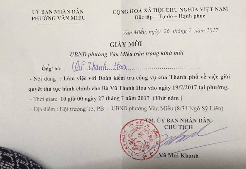 UBND phường Văn Miếu 3