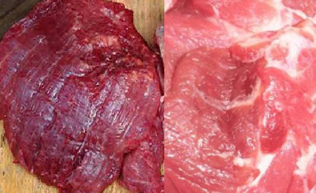 phân biệt thịt bò giả