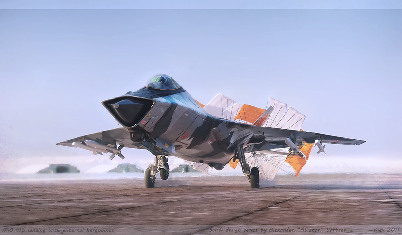 Mô hình chiến đấu cơ MiG-41. Đồ họa: Cont.ws
