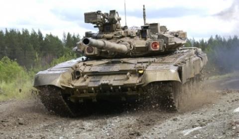 Tung siêu tăng T-90 tham chiến tại Syria, Nga lợi đôi đường. Ảnh: Wikipadia