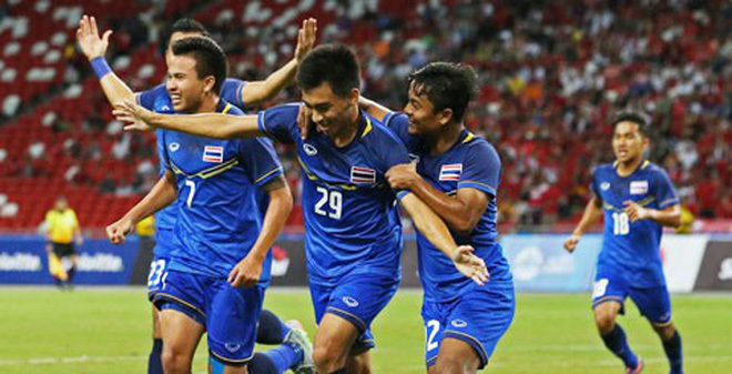 U22 Thái Lan sẽ bắt đầu chiến dịch bảo vệ ngôi vô địch SEA Games bằng trận gặp Indonesia (15/8). Ảnh: TTVH