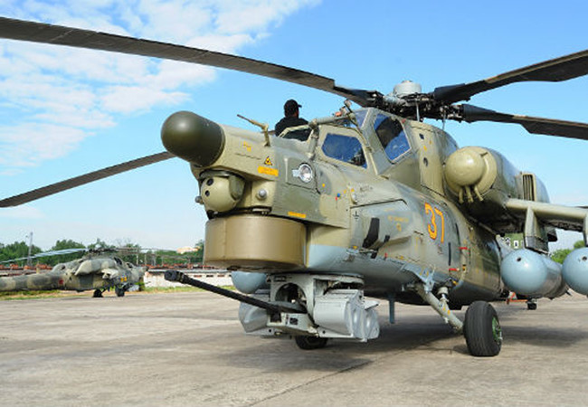 Mi-28 mới có thể thực hiện các nhiệm vụ chiến đấu vào ban đêm. Ảnh: Sputnik