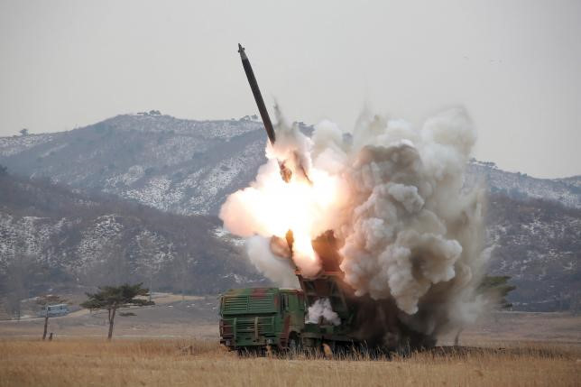 Hình ảnh vụ phóng thử tên lửa trước đây của Triều Tiên. Ảnh: KCNA