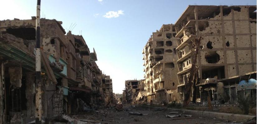 Quân đội Syria dần chiếm ưu thế ở thành phố Deir ez-Zor. Ảnh: FNA