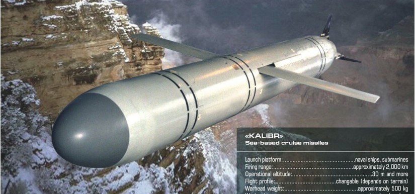 Trong số những vũ khí Nga triển khai tại Syria, siêu tên lửa hành trình Kalibr đáng được chú ý nhất. Ảnh: Sputnik