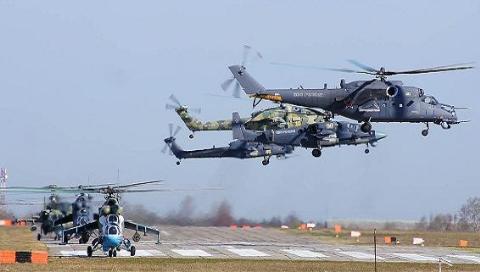 Nga đã thay thế toàn bộ động cơ trực thăng nhập khẩu từ Ukraine. Ảnh: Sputnik