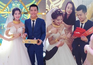 Đám cưới bạc tỷ ở Nghệ An: Cô dâu chú rể nhận hồi môn bằng vàng, xe sang và... sổ đỏ biệt thự