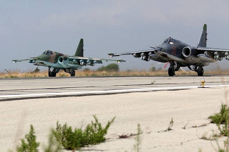 Không quân Nga xuất trận không kích chống IS tại Syria. Ảnh: Sputnik