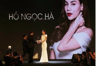 Hồ Ngọc Hà đoạt giải thưởng Biểu tượng sắc đẹp của năm