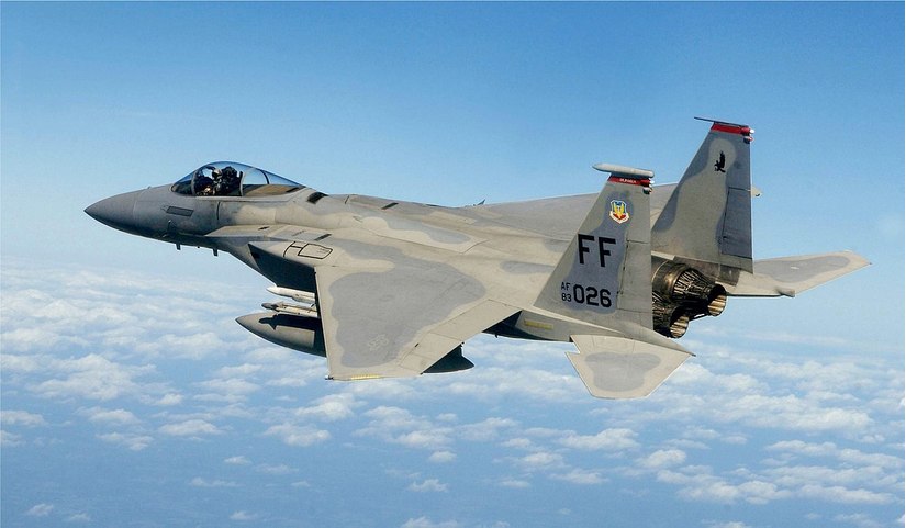 Các chiến đấu cơ F-15 đến từ không đoàn chiến đấu cơ số 48 của không quân Mỹ. Ảnh: Wikipedia