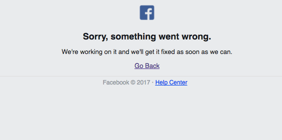 Facebook bị tê liệt trên toàn thế giới. Ảnh: nghenhinvietnam.vn