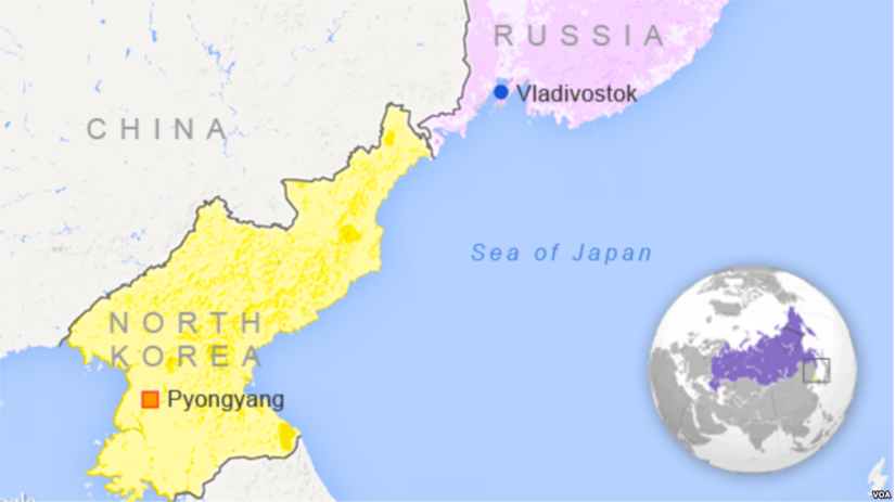 Khu vực biên giới Triều Tiên và Nga. Ảnh: Life.ru