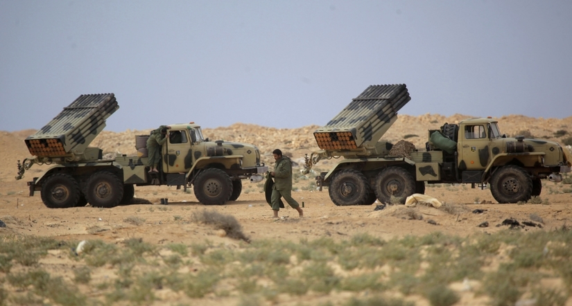 BM-21 đang làm rất tốt nhiệm vụ của mình trên chiến trường Syria. Ảnh: Military Edge