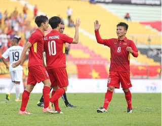 Các cầu thủ trẻ Việt Nam đã quên thất bại cay đắng tại SEA Games