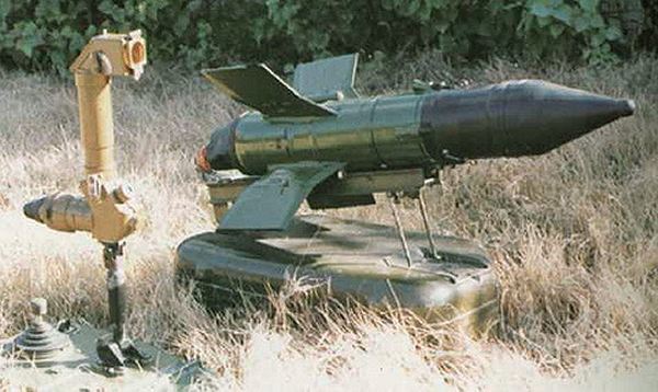 Tên lửa phòng không Malyutka (tên lửa nhỏ của Nga). Ảnh: FNA