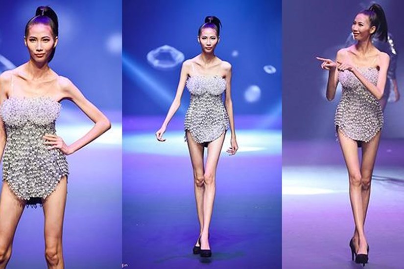 Lý do cao ngân Vietnam's Next Top Model 2017 gầy trơ xương