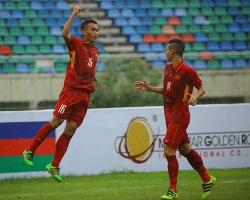Mục tiêu của ĐT U18 Việt Nam hiện nay là lọt vào chung kết giải U18 ĐNÁ 2017. Ảnh: VOV