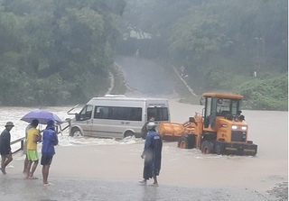 Thanh Hóa: Quốc lộ tê liệt do mưa lớn kéo dài