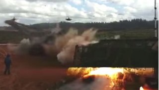 Thực hư trực thăng Nga bắn tên lửa trúng người xem trong tập trận Zapad 2017