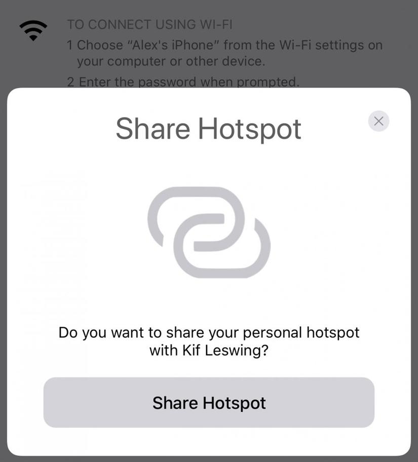 Bạn đã có thể chia sẻ mật khẩu Wifi trong iOS 11 dễ dàng hơn. Ảnh: Lao Động