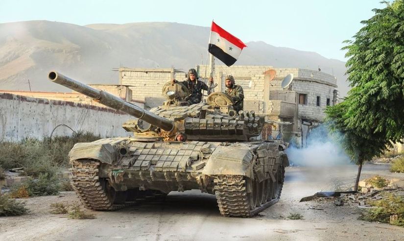Quân đội Syria thắng lợi giúp giảm căng thẳng ở thành phố Idlib, Syria. Ảnh: FNA