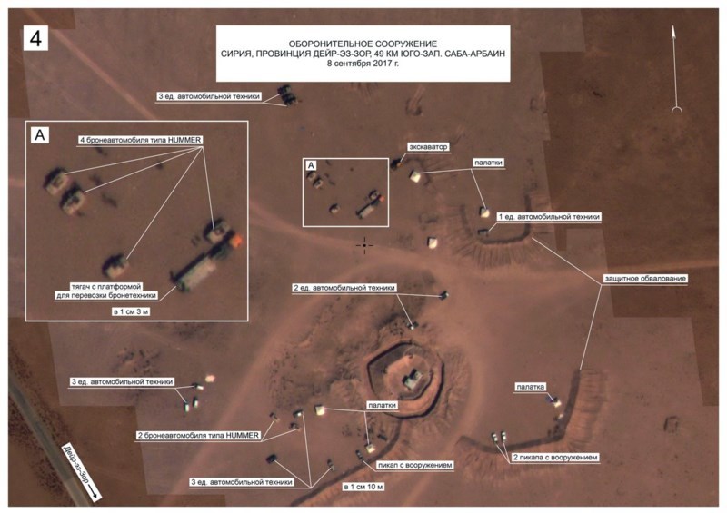 Nga công bố hình ảnh cho thấy thiết bị quân sự của quân đội Mỹ ở căn cứ khủng bố IS. Ảnh: RT