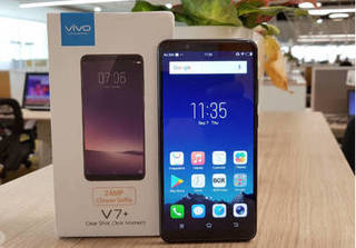 Khám phá điện thoại Vivo V7 Plus mới toanh vừa ra thị trường