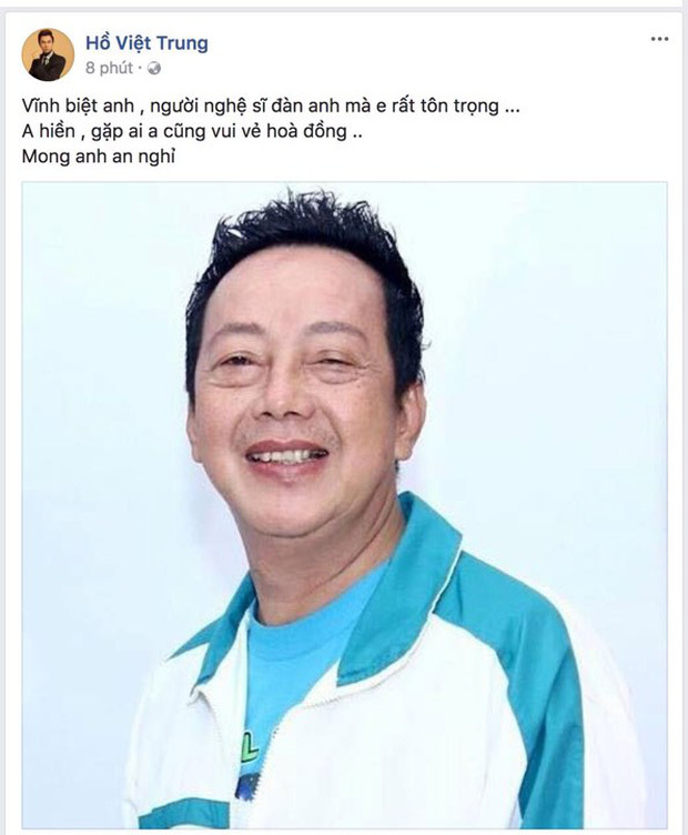 Hồ Việt trung nghệ sĩ khánh nam qua đời