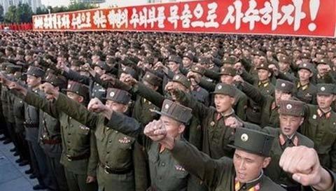 Hiện nay, Triều Tiên có hơn 1 triệu quân thường trực. Ảnh: KCNA