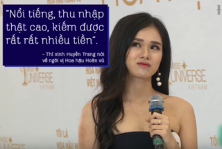 Thí sinh Hoa hậu Hoàn vũ Việt Nam năm 2017 nói gì khi bị chỉ trích 