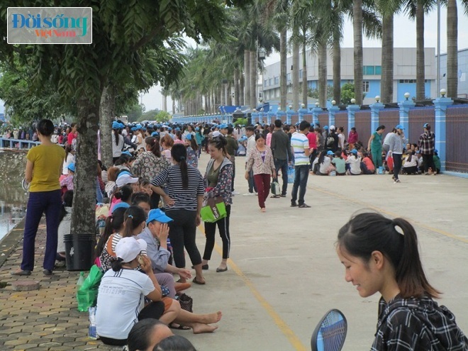 Công nhân đình công ở Thanh Hóa chỉ vì không có chỗ để xe