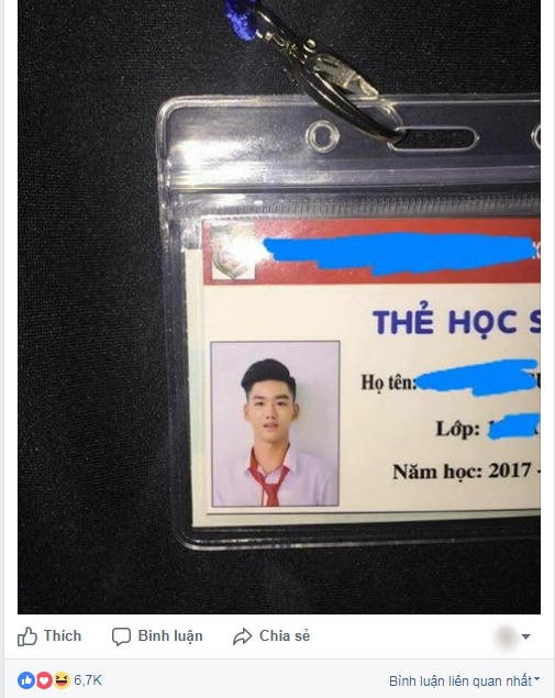 Hot boy ảnh thẻ Ngô Văn Nguyên Hạo