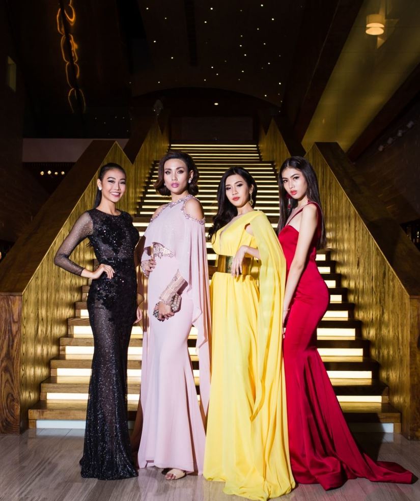 Võ Hoàng Yến nổi bật tại thảm đỏ Hoa hậu hòa bình thế giới 2017