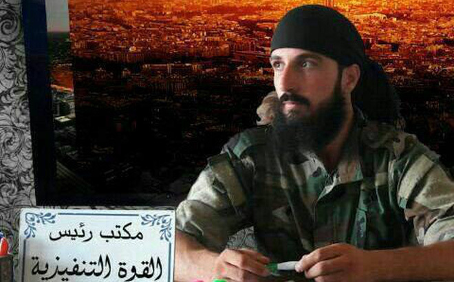 Tướng lĩnh lực lượng Quân đội Syria tự do (FSA) tự trận do bị phục kích. Ảnh: Almasdar News 