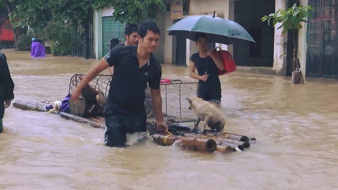 Tình hình mưa lũ ở Thanh Hóa diễn biến phức tạp