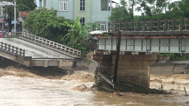 nước lũ tại tỉnh Yên Bái