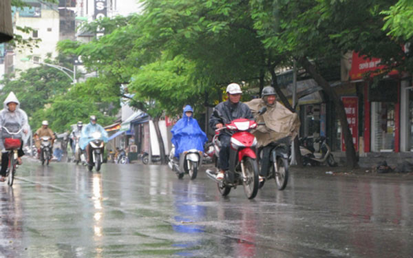 Dự báo thời tiết thủ đô Hà Nội: Không khí lạnh áp sát gây mưa