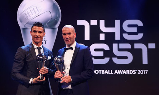 C. Ronaldo được tôn vinh tại lễ trao giải The Best của FIFA