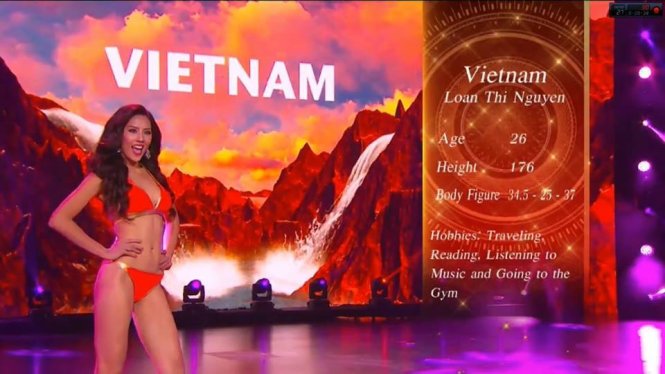 Nguyễn Thị Loan dự thi Hoa hậu Hoàn vũ 2017 - Hoa hậu Hòa bình Thế giới