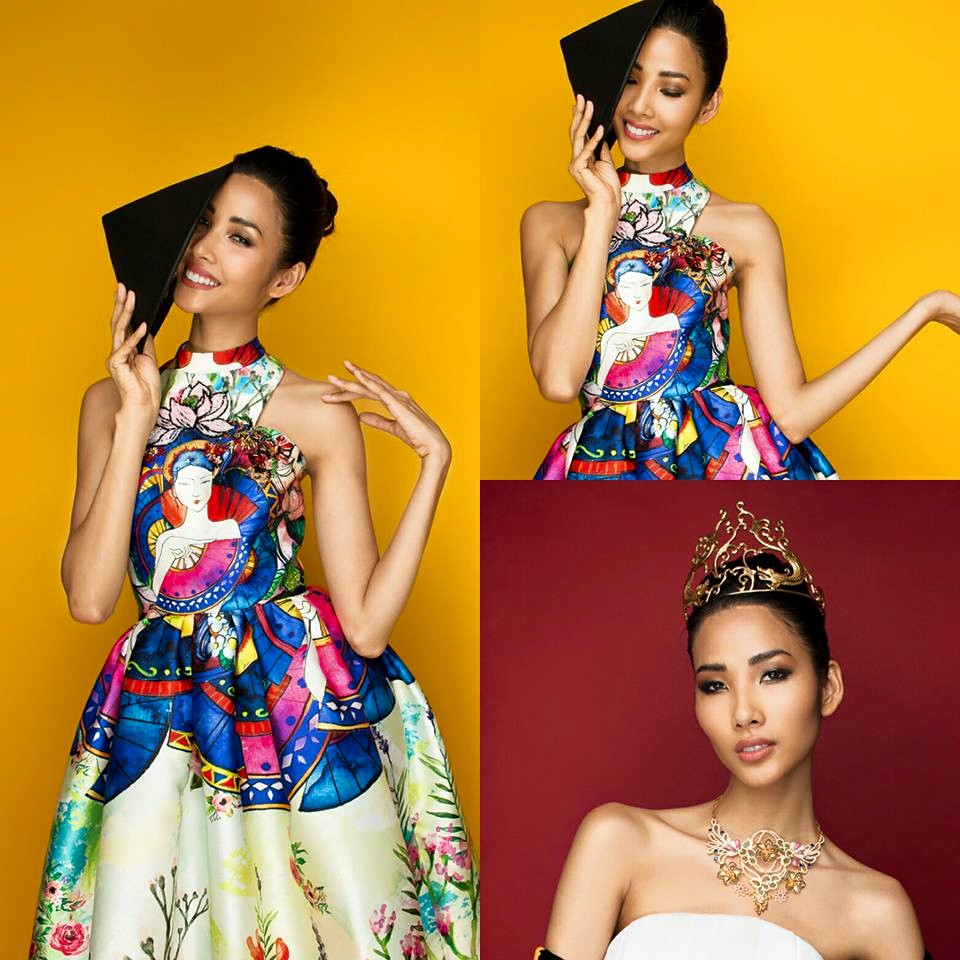 Hoàng Thùy nổi bật tại Hoa hậu Hoàn vũ Việt Nam 2017 - Chụp hình thời trang