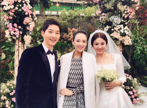 Song Hye Kyo tung hoa cưới trước mặt chú rể Song Joong Ki​ 5