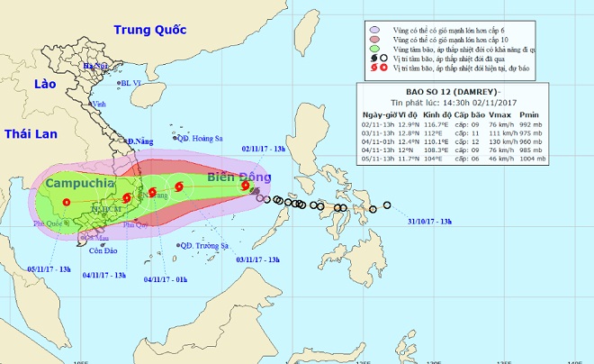Áp thấp nhiệt đới mạnh lên thành bão TP. HCM khẩn cấp ứng phó