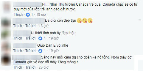  Cư dân mạng Việt phát cuồng về Thủ tướng Canada điển trai2