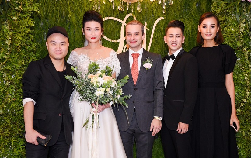 Dàn sao Việt lộng lẫy đến dự tiệc cưới của Kha Mỹ Vân 8