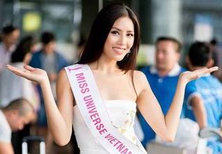 Á hậu Nguyễn Thị Loan lên đường đến Mỹ “chinh chiến” tại Miss Universe 2017
