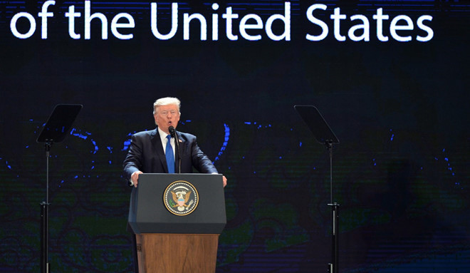 Tổng thống Mỹ Trump phát biểu tại APEC