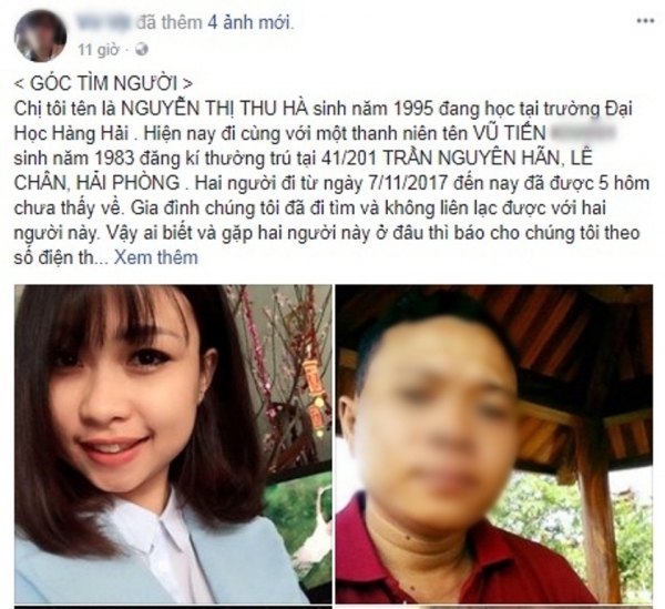 nữ sinh Hải Phòng mất tích