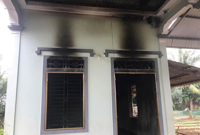Vụ cháy nhà do nổ sạc dự phòng ở Nghệ An
