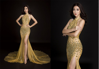 Hé lộ trang phục dạ hội chính thức của Hoa hậu Mỹ Linh tại chung kết Miss World 2017