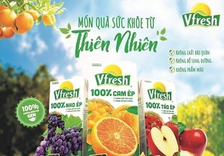 Nước trái cây Vfresh 100% nguồn vitamin tự nhiên cho những người bận rộn